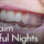 mouth wearing night guard