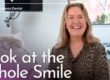 woman smiling